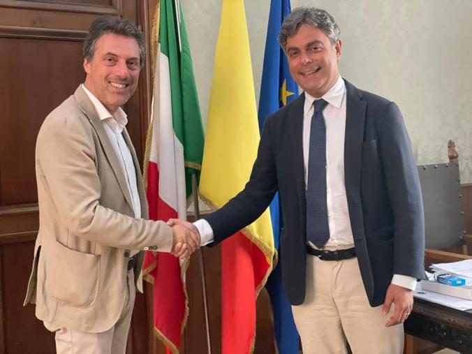 images Catanzaro, il sindaco Fiorita incontra il delegato provinciale del Coni Latella