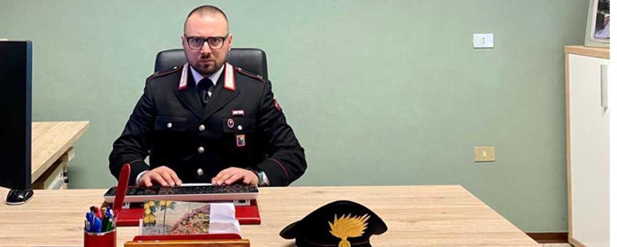 Niccolò Genchi al comando della Stazione di Asola. E' il figlio maggiore del super consulente Gioacchino