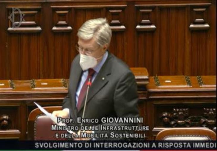 images Pnrr, il ministro Giovannini: "Per la 'Salerno-Reggio Calabria' ci sono quasi 10 miliardi sul bilancio dello Stato"