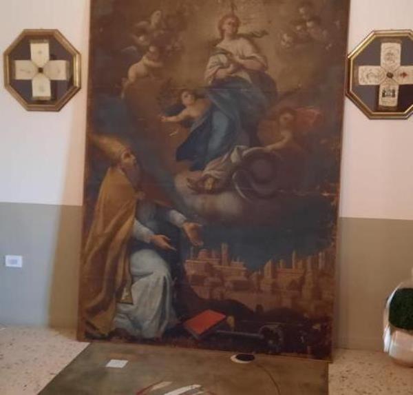 Catanzaro, il dipinto “Il patrocinio di San Vitaliano” è tornato in città: sarà esposto al Marca
