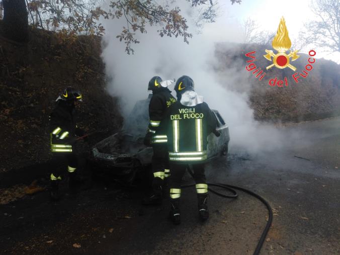 images Due auto e due incendi diversi a Platania e a Gasperina: l'intervento dei vigili del fuoco