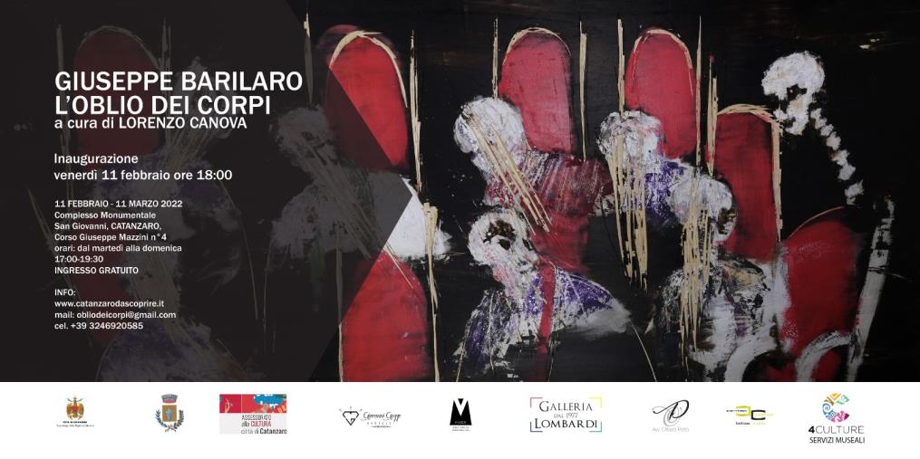 images Catanzaro, venerdì al complesso San Giovanni l'inaugurazione della mostra dell’artista calabrese Giuseppe Barilaro "L'oblio dei corpi"