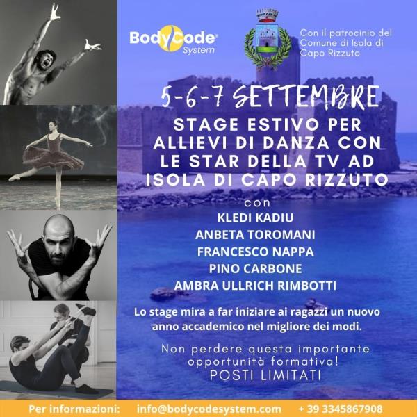 Danza, ad Isola Capo Rizzuto lo stage con Kledi e i grandi ballerini della Tv 