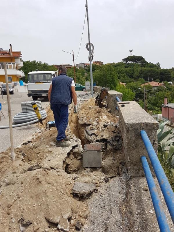 images Caraffa di Catanzaro, iniziati i lavori per realizzare il sistema di videosorveglianza 