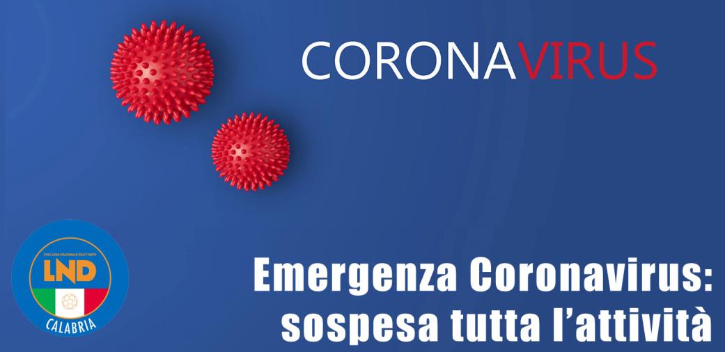 images Coronavirus, Lega nazionale dilettanti: sospesa tutta l’attività fino al 10 marzo