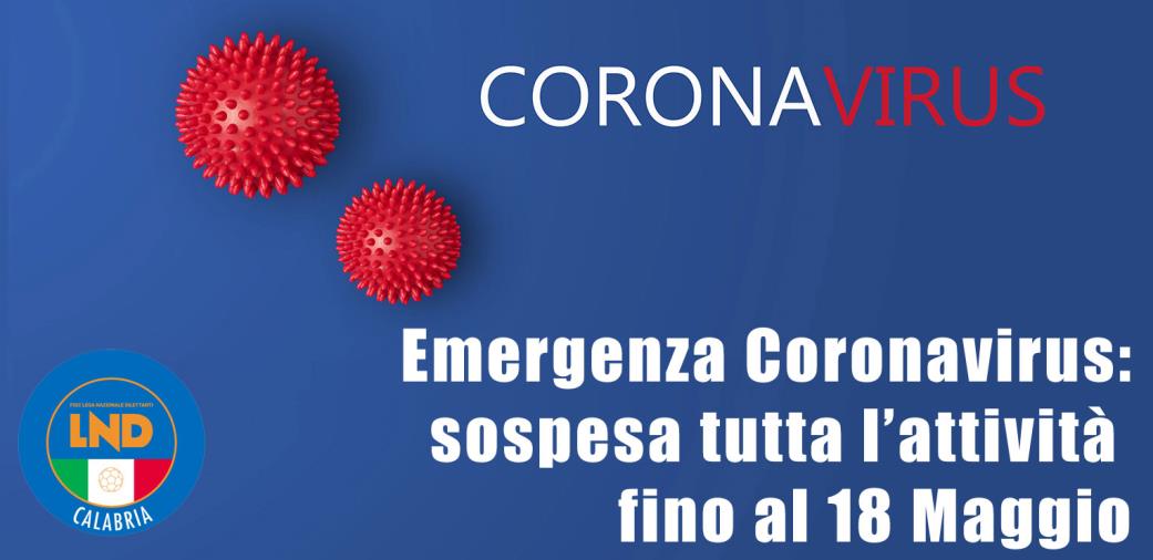 Coronavirus. Fino al 18 maggio sospesa tutta l'attività della Lega nazionale dilettanti 