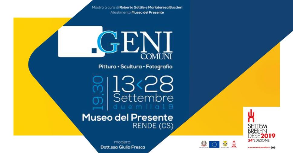 images "Geni comuni": pittura, scultura, fotografia e video arte domani al Museo del presente a Rende
