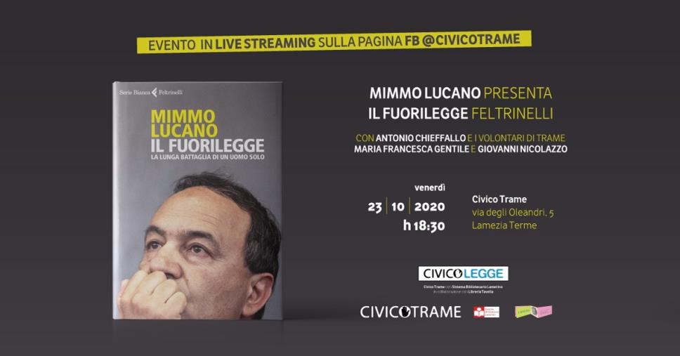 Mimmo Lucano si racconta al Civico Trame 