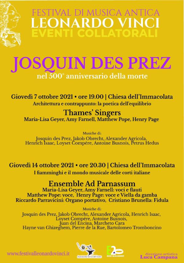 images A Crotone due concerti per celebrare il genio musicale di Josquin des Prez