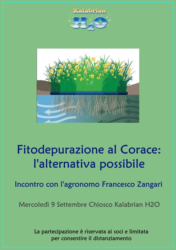 images "Un impianto di fitodepurazione a Corace", l’idea dell’agronomo Francesco Zangari discussa dall’associazione Kalabrian H2O