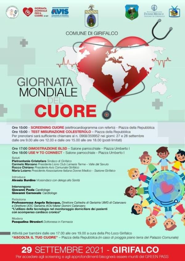 images “Giornata mondiale per il cuore”. Il Comune di Girifalco partecipa con lo screening gratuito 