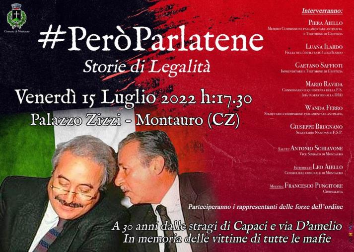 images A Montauro "#PeròParlatene - Storie di Legalità" ricordando le vittime di mafia a 30 anni dalle stragi di Capaci e Via D’Amelio 