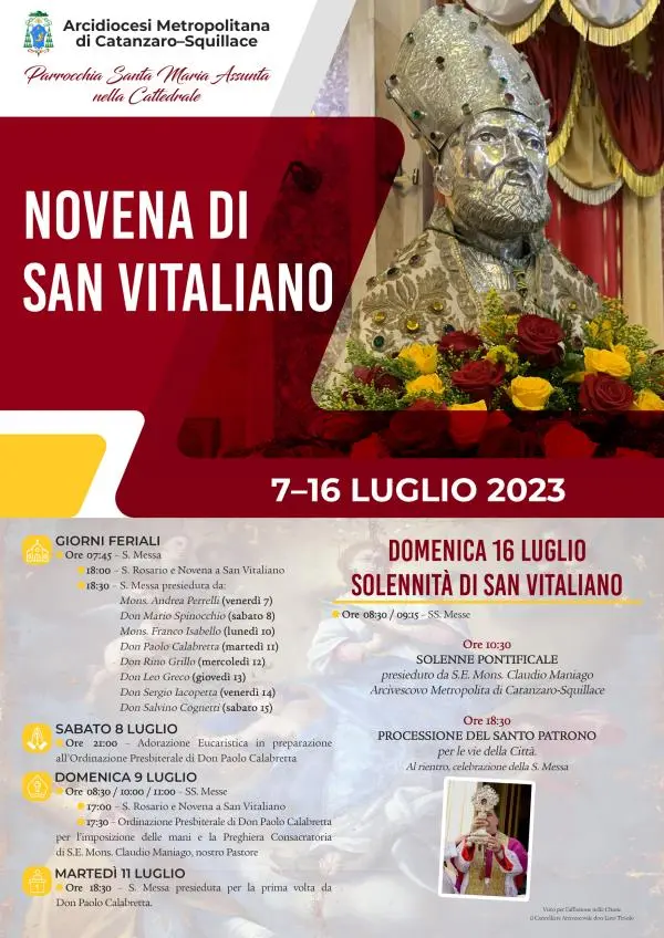 images Catanzaro si prepara a celebrare San Vitaliano e domenica don Paolo Calabretta sarà ordinato presbitero