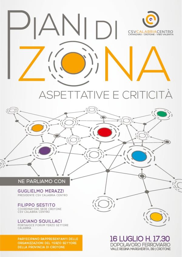 Crotone. Terzo settore, il CSV Calabria Centro organizza l’incontro “Piani di Zona: aspettative e criticità”