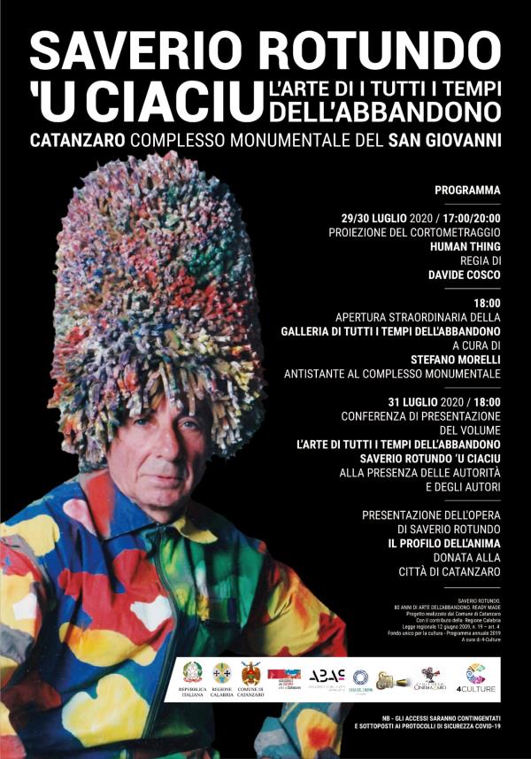 images Catanzaro omaggia Saverio Rotundo in arte ‘U Ciaciu”, dal 29 al 31 luglio tre giorni di celebrazioni  