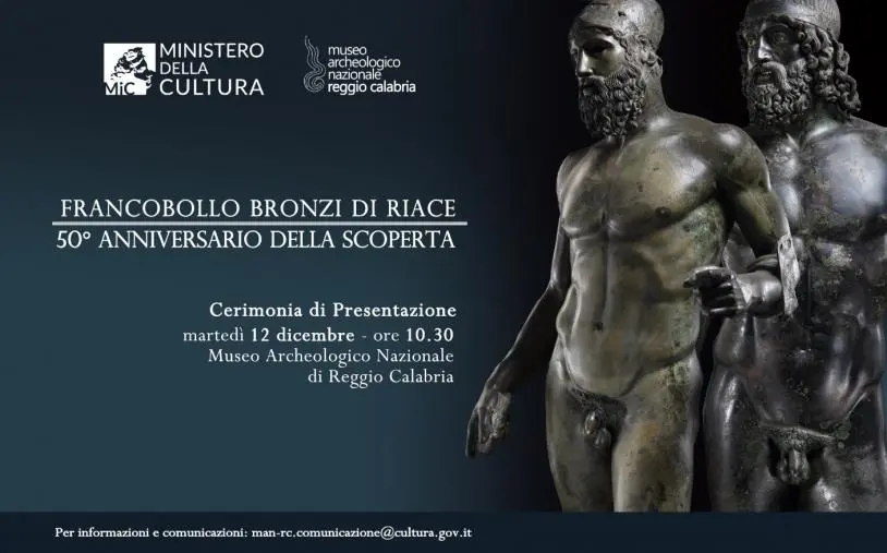 images Bronzi di Riace, un francobollo celebra i 50 anni dal ritrovamento 