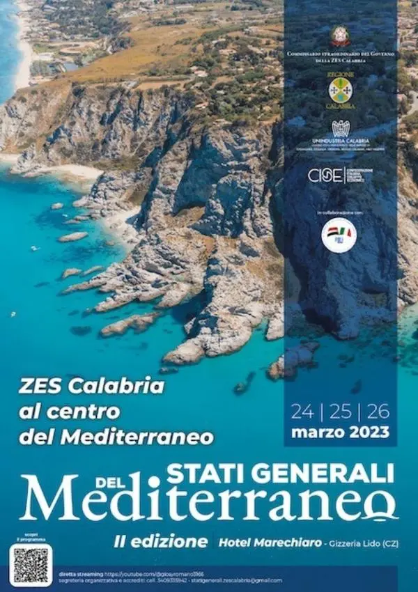 Il Mediterraneo tra zone franche e Zes: dal 24 al 26 marzo a Gizzeria istituzioni e aziende a confronto