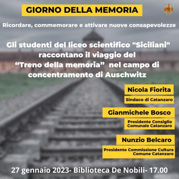 images Catanzaro, Giorno della Memoria: gli studenti del "Siciliani" raccontano il viaggio ad Auschwitz