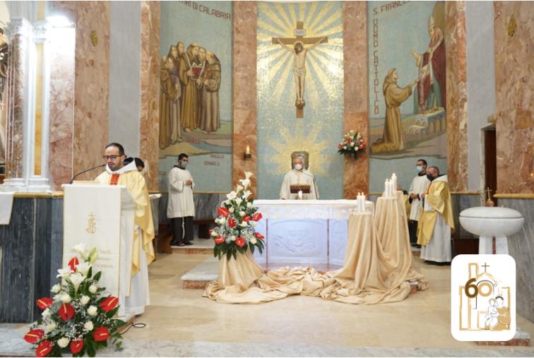 Per i 60 anni del Conventino la messa celebrata da mons. Gregorio Montillo: "Un incontro con Dio e, tramite lui, con i fratelli"