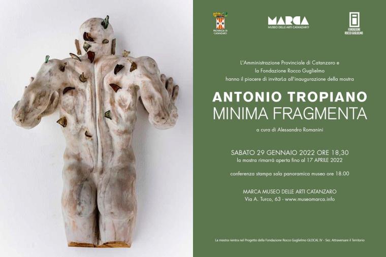images Catanzaro, dal 29 gennaio il museo MARCA ospita la mostra “Minima Fragmenta” di Antonio Tropiano