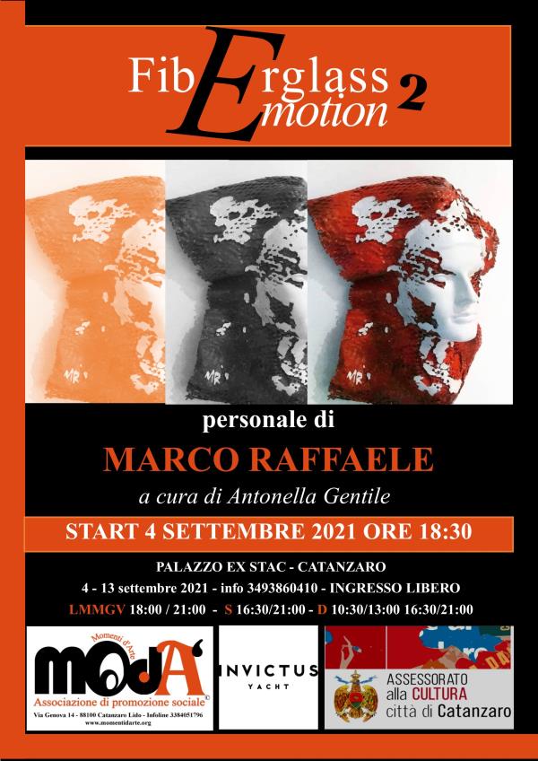 images Catanzaro. All'Ex Stac arriva "FiberGlass Emotion 2", la mostra dell'artista Marco Raffaele