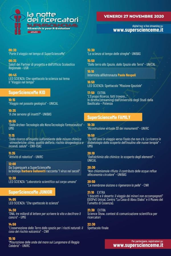 images Notte dei Ricercatori 2020”, annulato l'evento in programma a Lamezia Terme