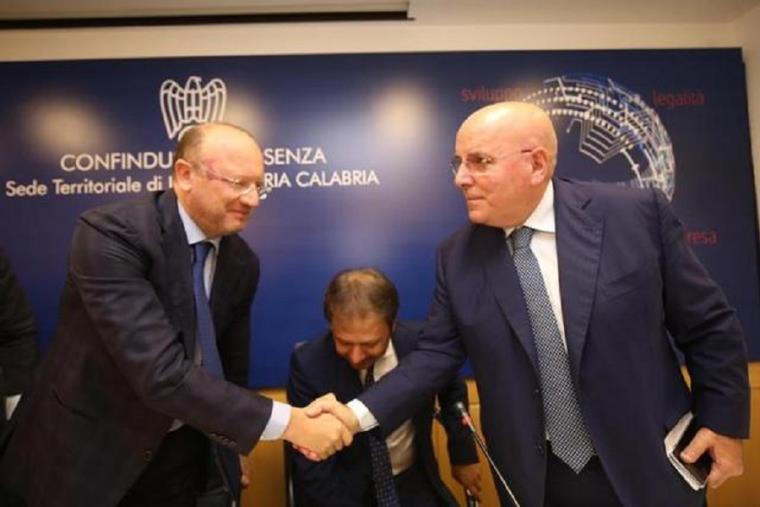 Elezioni di Amarelli, Mazzuca e Oliverio "salutano" il nuovo presidente di Confindustria Cosenza