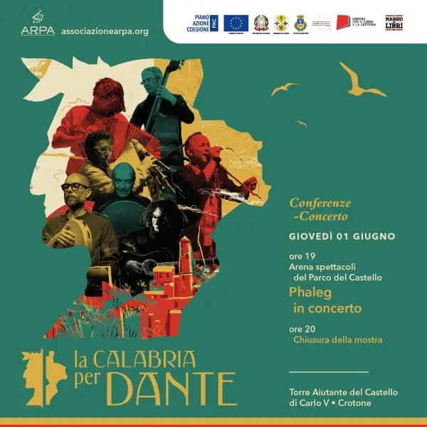 images “La Calabria per Dante”, domani 1 giugno a Crotone il concerto dei Phaleg 