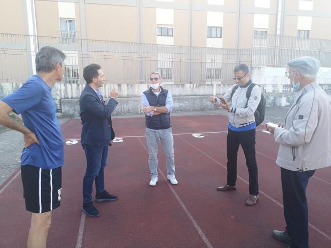 images Pitaro (Misto) insieme alla Scal per un sopralluogo al campo-scuola di Catanzaro 