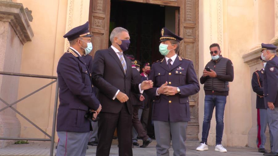 images San Michele Arcangelo. Il questore Finocchiaro: "Riaffermato l'impegno dei poliziotti per la sicurezza a Catanzaro" (VIDEO)