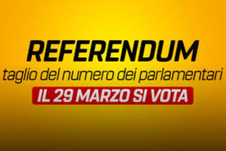 Referendum costituzionale per il taglio dei parlamentari di domenica 29 marzo, le indicazioni della Prefettura