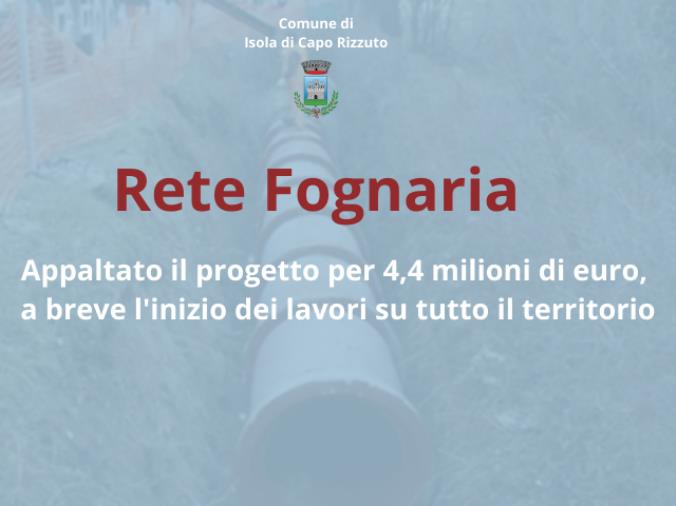 images Rinnovo rete fognante ad Isola Capo Rizzuto, appaltati lavori per 4,4 milioni di euro