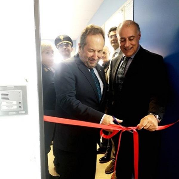 Inaugurato il posto fisso della polizia al pronto soccorso di Reggio Calabria