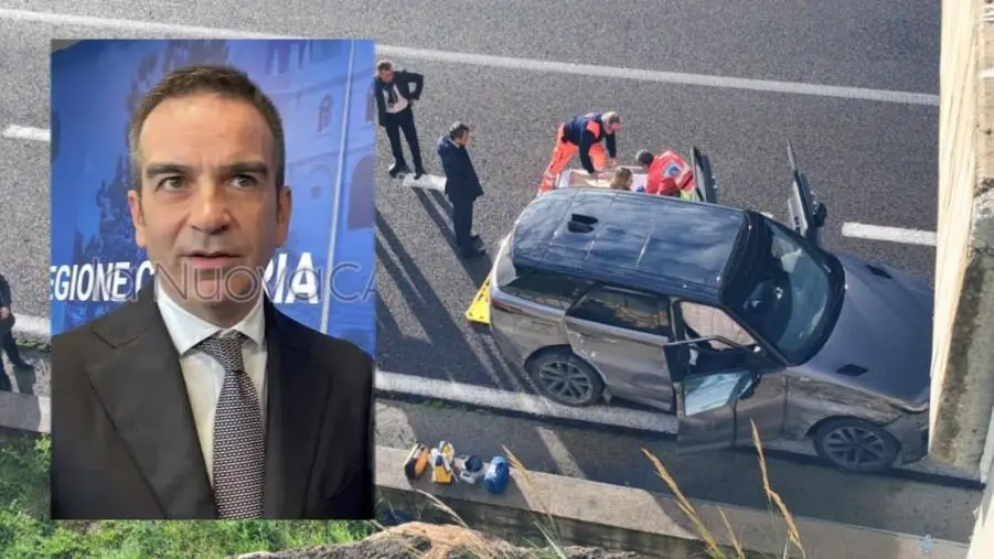 images Il Presidente Occhiuto coinvolto in un incidente stradale, trasporto a Catanzaro in ambulanza