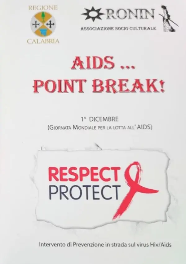 images 'Aids... Point Break!', il primo dicembre l'iniziativa dell'associazione Ronin rivolta agli studenti catanzaresi 