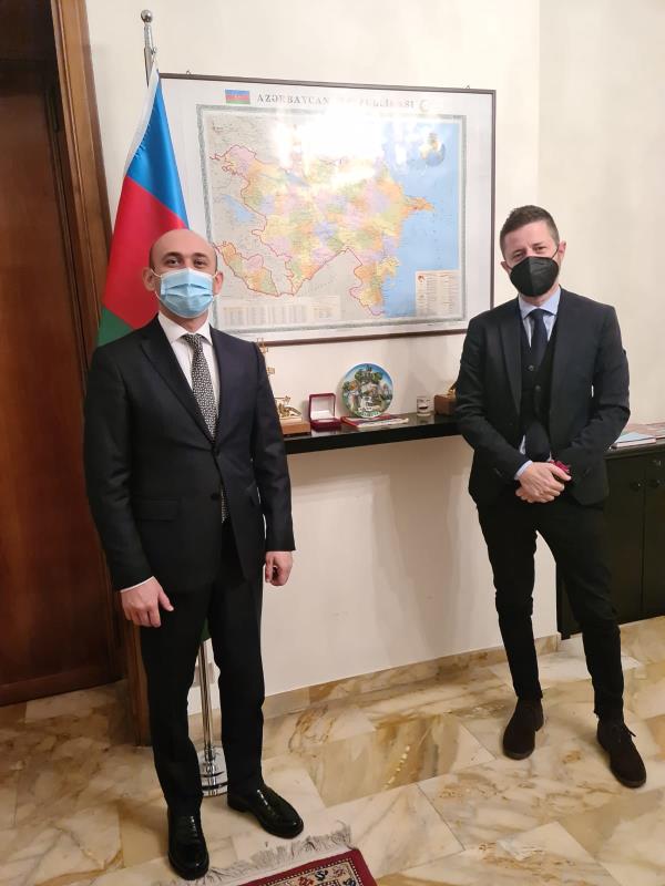 images Catanzaro. Il presidente della Camera di commercio ha incontrato a Roma l'ambasciatore dell’Azerbaijan in Italia