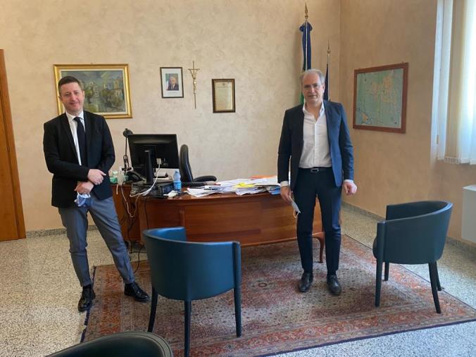 images Sostegno all’economia locale post Covid-19. Rossi (presidente Cciaa Catanzaro) ha incontrato il sindaco di Lamezia Terme, Mascaro
