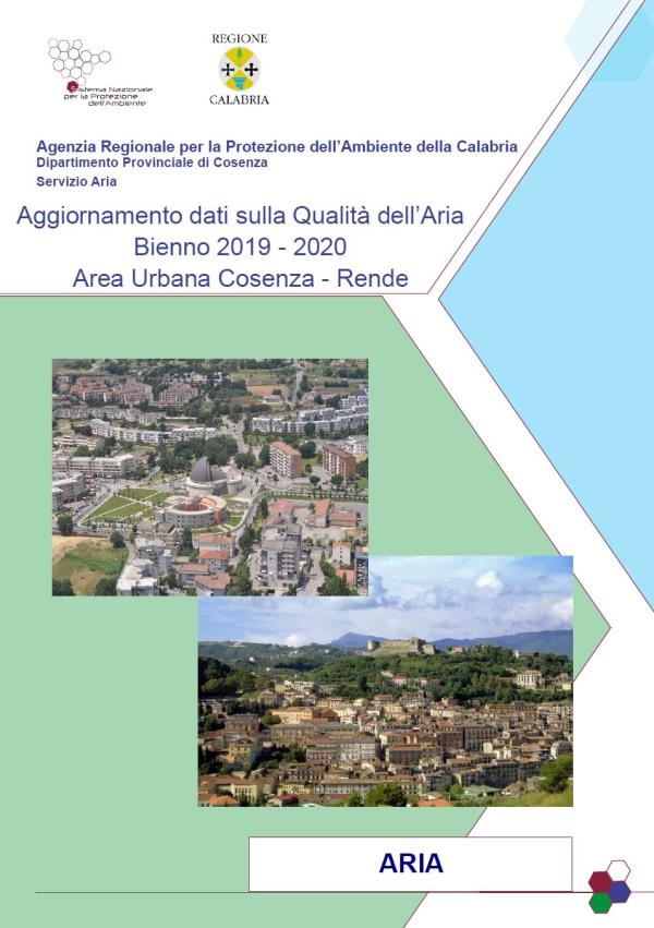 L'Arpacal ha pubblicato il rapporto della Qualità dell'Aria dell'area urbana Cosenza - Rende