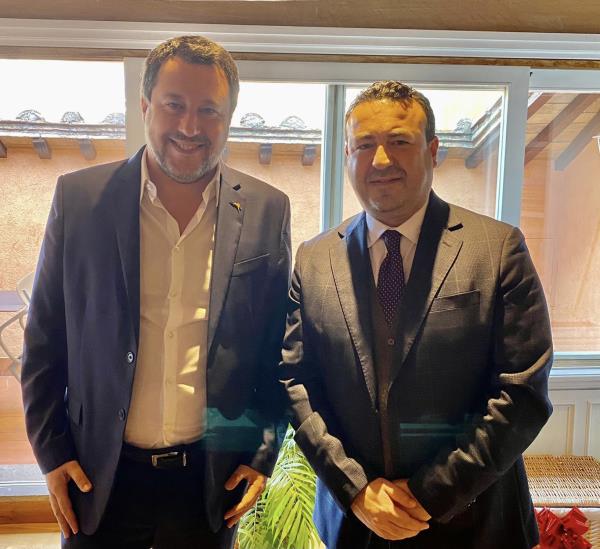 Salvini guarda con attenzione alla provincia di Crotone e incontra Calabretta a Roma: "La Lega è un motore di rilancio della società"