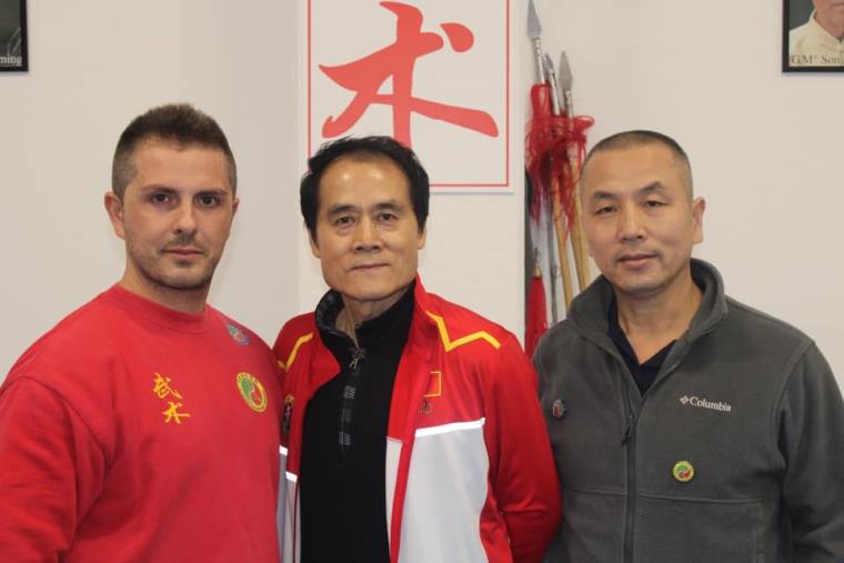 Ospiti dell’Accademia Centrale Wushu di Catanzaro il Grand Maestro Prof. Wang Deming ed il Maestro Prof. Wang Jincheng 