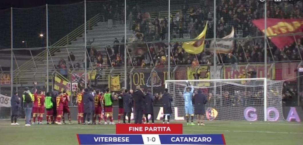 images Serie C, VITERBESE vs CATANZARO: 1-0 finale. Prima sconfitta per le Aquile