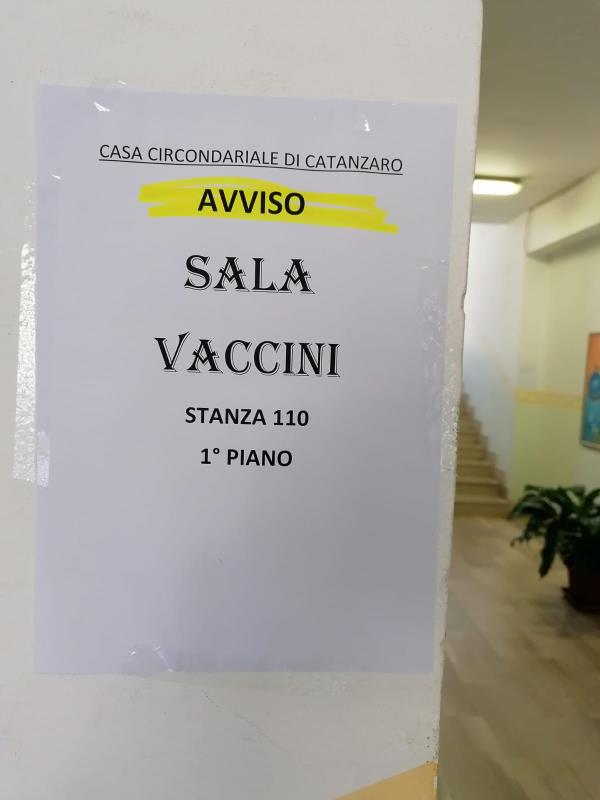 images Carcere di Catanzaro. Iniziano oggi i vaccini per la Polizia Penitenziaria 