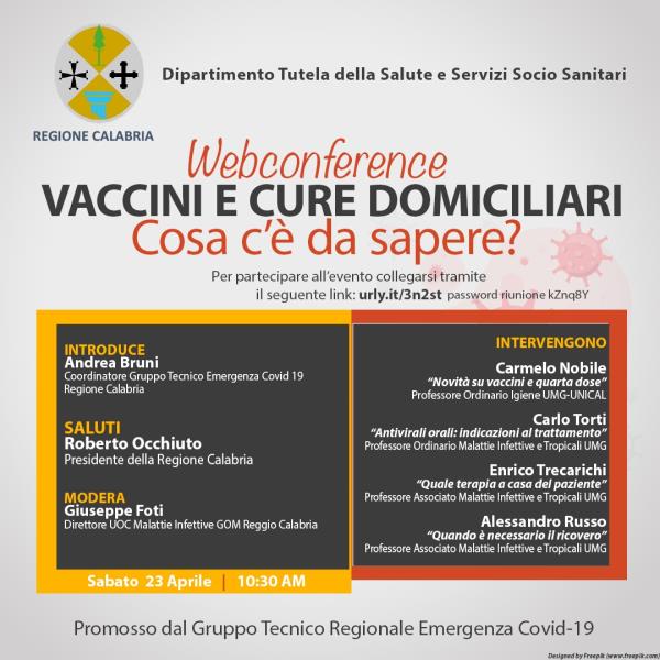 images Vaccini e cure domiciliari, ecco cosa c'è da sapere: sabato webconference promossa dalla Regione