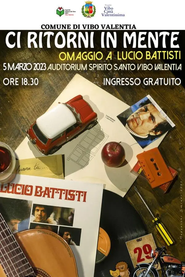 images Vibo rende omaggio a Lucio Battisti con il concerto-tributo a più voci: ecco i dettagli dell’evento