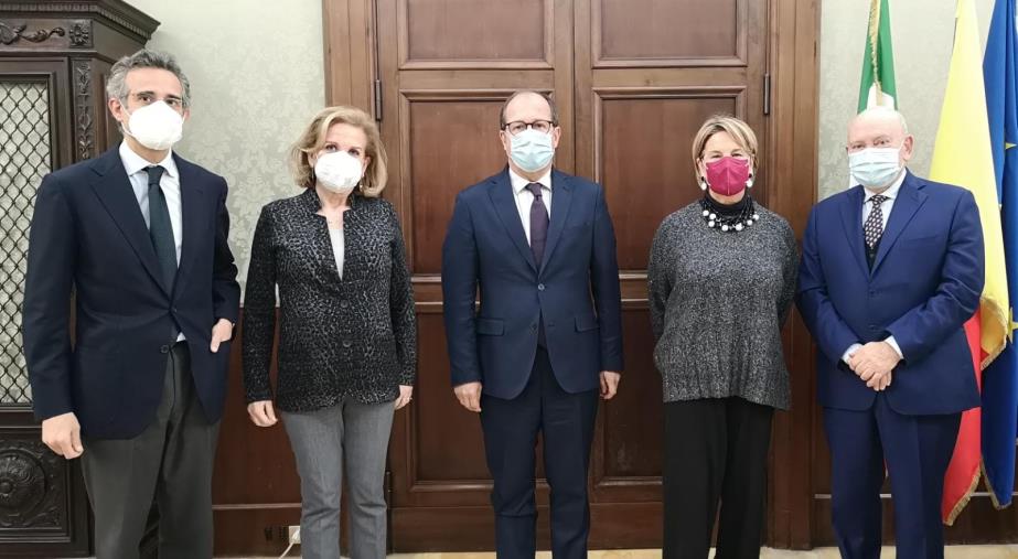 images Catanzaro, il console generale di Francia a Napoli ricevuto a palazzo De Nobili