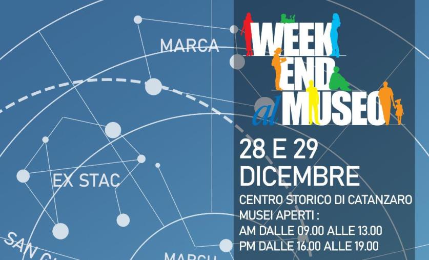Sabato 28 e domenica 29 ritorna l’appuntamento con Weekend al museo a Catanzaro 